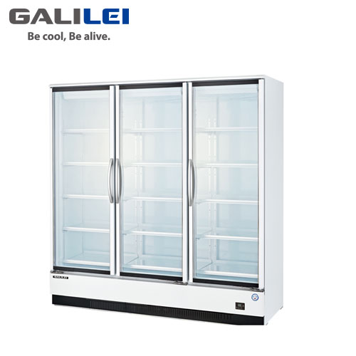 フクシマガリレイ リーチインショーケース（内蔵型） MRFシリーズ MRF-180GWSR1 受注生産品 業務用 スイング扉 縦型 ショーケース 福島工業