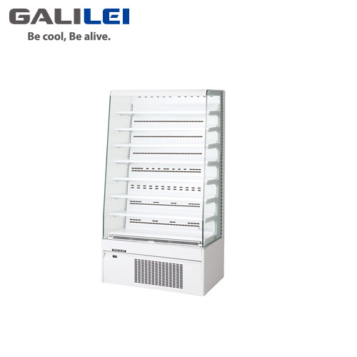 フクシマガリレイ インバーター制御多段オープンショーケース MEH-32GESS7S 受注生産品 業務用 冷凍 タテ型 縦型 スライド棚 福島工業