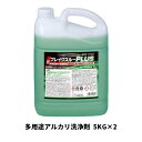 【ミッケル化学株式会社】業務用洗浄剤 ブレイクスループラス 5kg×2 多用途アルカリ洗浄剤 業務用 業務用洗剤 油汚れ プラスティック アルミサッシ ステンレス