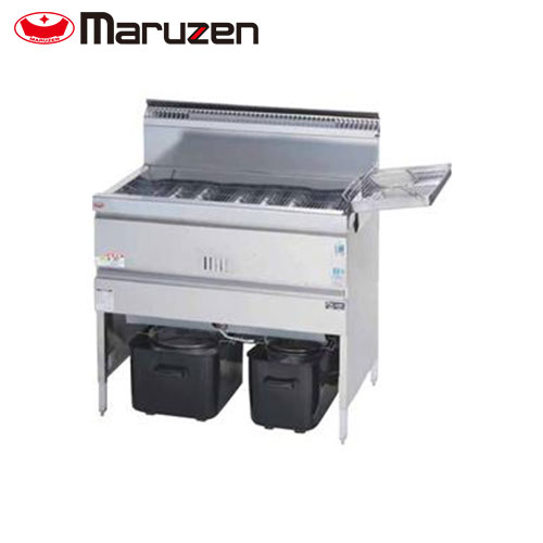 マルゼン 涼厨フライヤー（自動点火）一槽式 MGF-C40K 業務用 業務用フライヤー ガスフライヤー