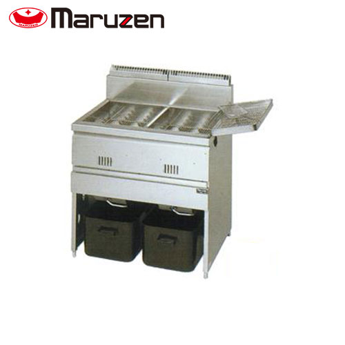 マルゼン フライヤー（自動点火）二槽式〈スタンダードシリーズ〉 MGF-18WK 業務用 業務用フライヤー ..