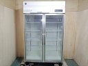 【中古】【送料都度見積】ホシザキ リーチイン冷蔵ショーケース FS-120AT3-2W