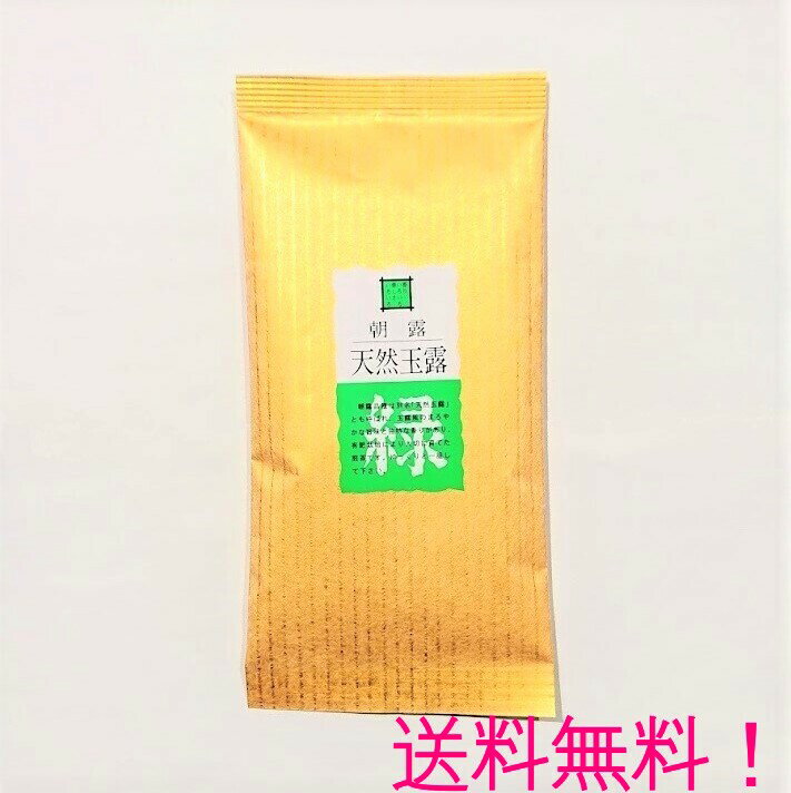 【朝露(あさつゆ) 100g】送料無料！　煎茶　緑茶　天然玉露