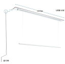 室内用ホスクリーン 昇降式操作棒タイプ URB-S 1400mm 川口技研 室内物干し 部屋干し
