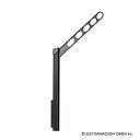 腰壁用物干 GP-55-DB ダークブロンズ ポール上下式 2本組 川口技研 物干し 屋外 ホスクリーン