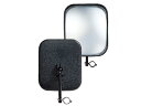 サイドサーポートミラー角150×175mm ブラック SR-10K 信栄物産 日本製