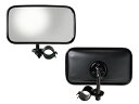 サイドステーミラー 角185×105mm ブラック SS-18K 信栄物産 日本製