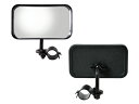サイドステーミラー 角155×88mm ブラック SS-915K 信栄物産 日本製