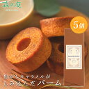 スイーツ ギフト 〈 森の庭 焦がしキャラメルがしみ込んだバーム 5個〉 個包装 お菓子 洋菓子 スイーツセット 食品 化粧箱入り バームクーヘン バウムクーヘ...