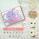 出産祝い カタログギフト えらんで Baby すやすやコース & ミトン セット 3万円 【 ベビーミトン 4種から選べる ハーモニック ビセラ 日本製 お祝い 男の子 女の子 赤ちゃん ベビー 育児グッズ 人気 ギフト 手袋】