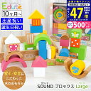【24日25日限定P5倍以上!☆クーポンも配布中】出産祝いプレゼント 木のおもちゃ SOUNDブロックスLarge 安全基準ST合格【ギフトセット Edute ...