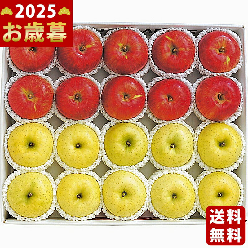 お歳暮 冬ギフト 青森県産 サンふじりんご＆王林（5kg）《2025年 お歳暮専用商品 直送便》/ギ ...