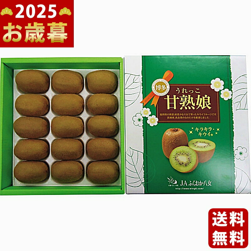 お歳暮 冬ギフト 福岡県産 博多甘熟娘（うれっこ）キウイ（1.5kg）《2025年 お歳暮専用商品  ...