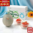 北海道産夕張メロン&北海道仁木産さくらんぼセット《2025年 お中元専用商品 7/7~7/22お届け予定(日時指定不可) 冷蔵 直送便》/御中元 夏ギフト スイーツ デザート フルーツ 果物