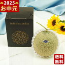 マスクメロン(1玉)《2025年 お中元専用商品 7/6~8/6お届け予定(日時指定不可) 直送便》/御中元 夏ギフト スイーツ デザート フルーツ 果物