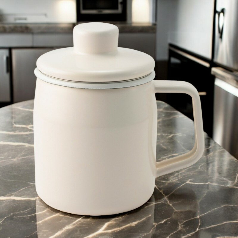 フィルトミニ オイルポット（350ml） ホワイト[OP-0.3L.W]