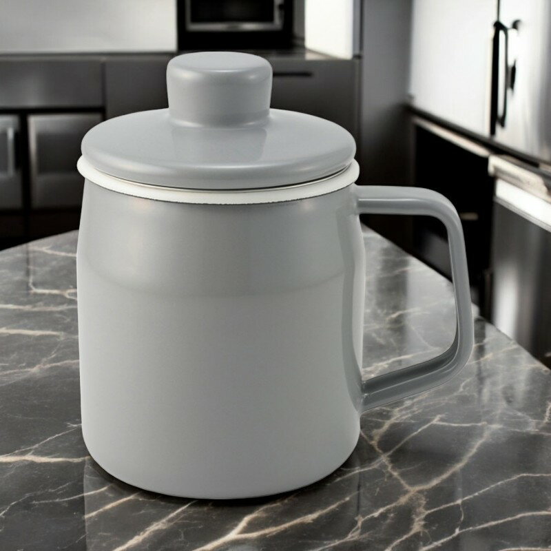 フィルトミニ オイルポット（350ml） ライトグレー[OP-0.3L.LG]