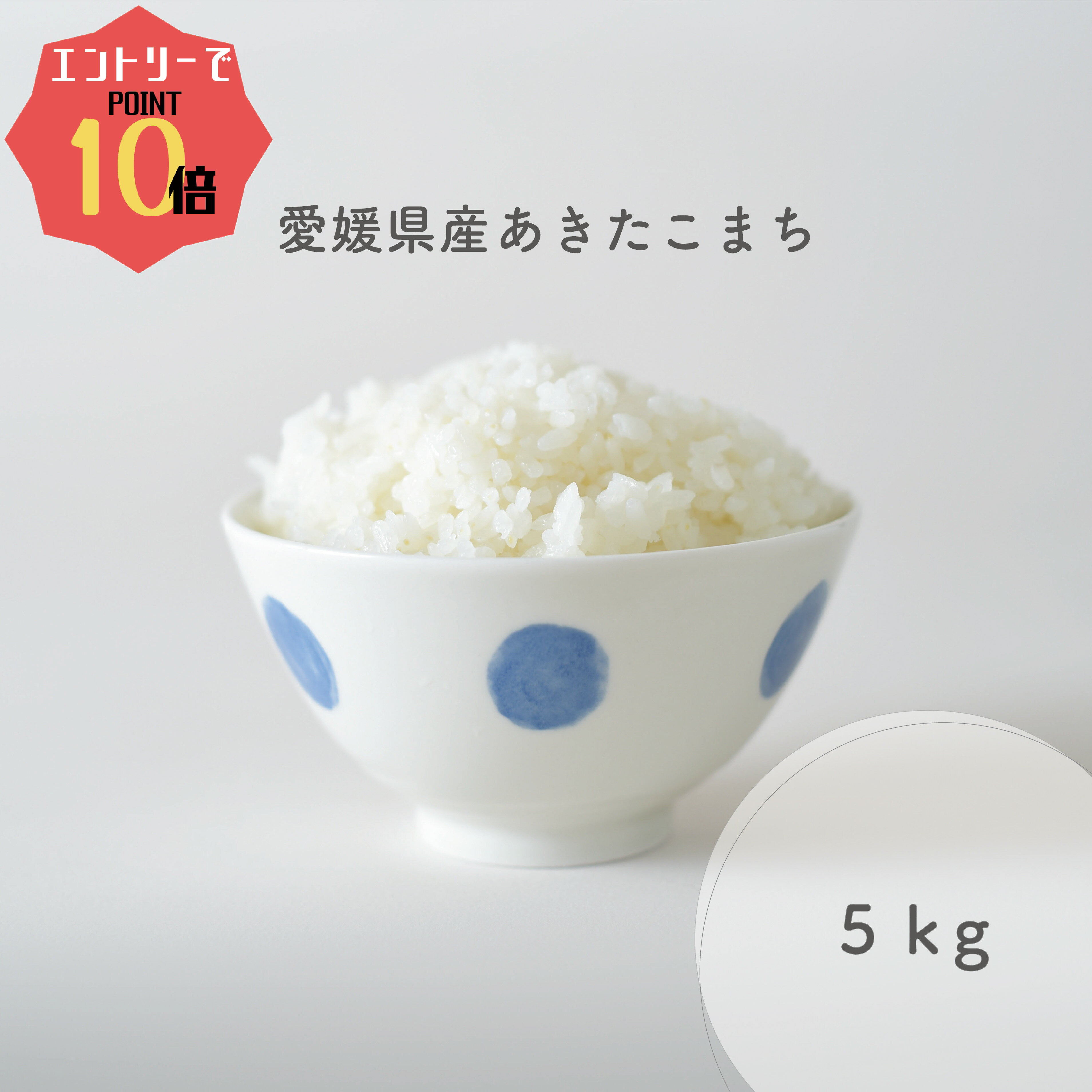 あきたこまち ★☆エントリーで10倍ポイント★☆ 愛媛県産 あきたこまち 5kg 令和5年産使用 白米 精米 備蓄米 お米 米 こめ あきたこまち 秋田こまち 秋田小町 アキタコマチ お米のまるひ マルヒ マルヒ食糧 国産 業務用 ギフト 贈答 贈り物 5キロ