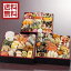 商品画像：富山の美味しい蒲鉾屋さん！河内屋の人気おせち楽天、築地　竹若　海鮮おせち三段重　のし・包装不可