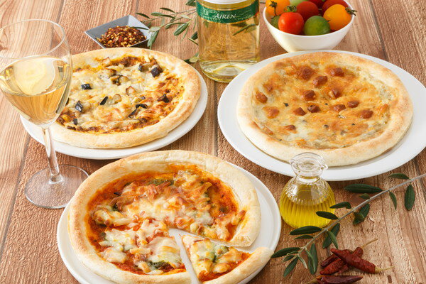 お取り寄せ グルメ 送料無料 ギフト 御祝 内祝 リストランテマッサ監修3種のこだわりナポリ風ピッツア 代引不可のサムネイル