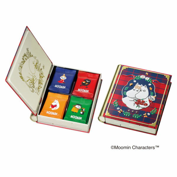 ホワイトデー チョコ チョコレート ムーミン × メリーチョコレート ブックプレーンチョコレート（16枚）のサムネイル