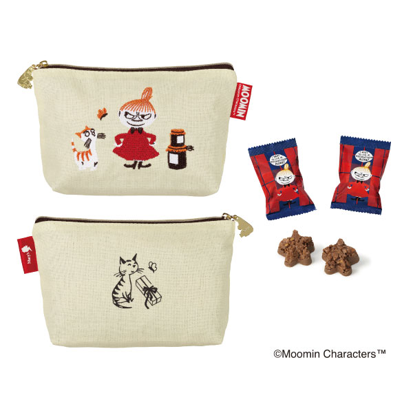ホワイトデー チョコ チョコレート ムーミン × メリーチョコレート リトルミイ ポーチのサムネイル