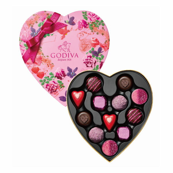 バレンタイン チョコ チョコレート ゴディバ GODIVA ときめく心 ハート セレクション（12粒入）のサムネイル