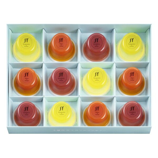 ユーハイム 2層仕立てのフルーツゼリー(12個入)