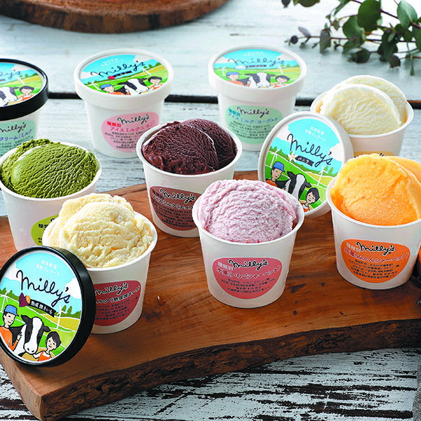 佐賀「松本牧場」アイス工房ミリーズ本格ジェラートセット