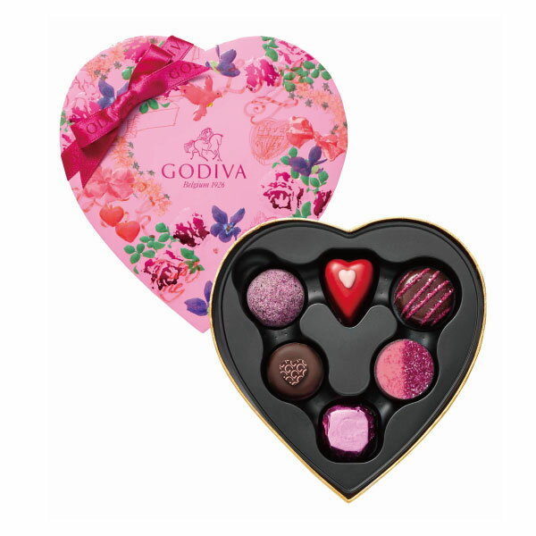 ゴディバ GODIVA ときめく心 ハート セレクション（6粒入）のサムネイル