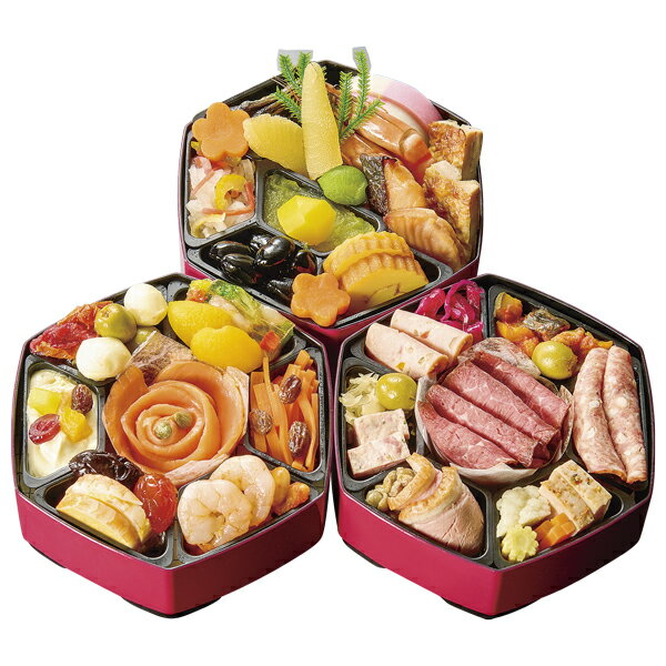 T-10【銀座 花蝶】「ほのか」和洋三段重