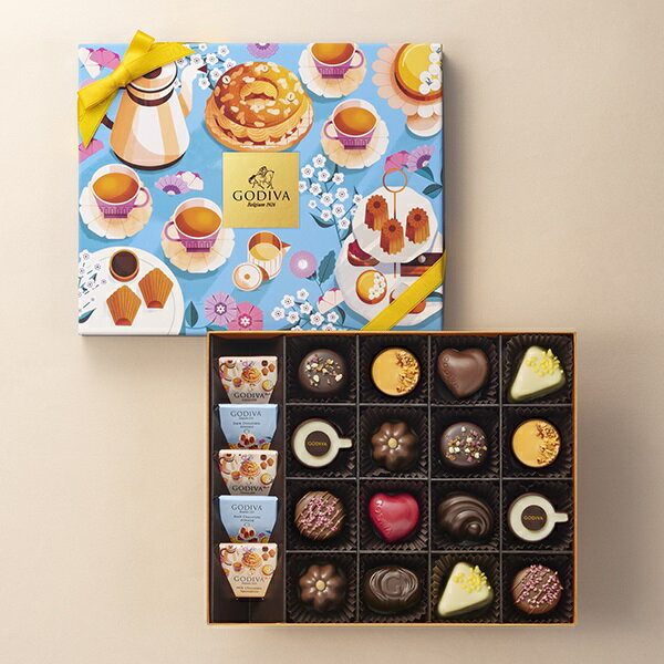 エントリーでP5倍 ゴディバ アフタヌーン スイーツ アソートメント 21粒入 エントリーでポイント5倍！(4月10日1時59分迄)のサムネイル