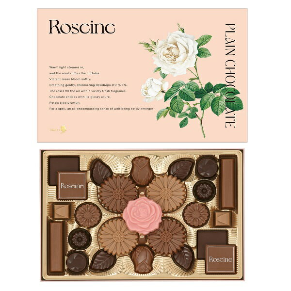 エントリーでP5倍 バレンタイン 2025 チョコ Roseine ロゼーヌブーケ（プレーンチョコレート）110g（25個入） エントリーでポイント5倍（2月10日01：59迄）のサムネイル