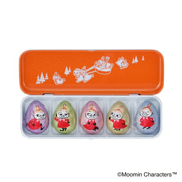 バレンタイン 2025 チョコ ムーミン × メリーチョコレートリトルミイの雪遊び（パフ イン ミルクチョコレート）5個入のサムネイル