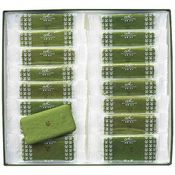 お歳暮 ギフト 京都 北山 マールブランシュ お濃茶ラングドシャ「茶の菓」16枚入 CK16 P67