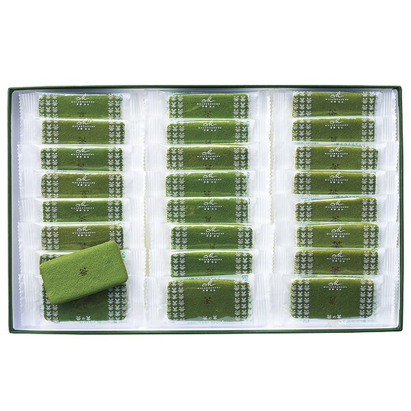 お歳暮 ギフト 京都 北山 マールブランシュ お濃茶ラングドシャ「茶の菓」24枚入 CK24 P67