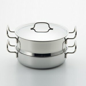 ジオ・プロダクト 蒸し器付き鍋 25cm