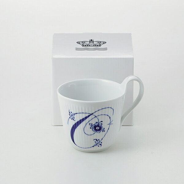 Mug Cup - ロイヤルコペンハーゲン ブルーフルーテッドプレイン　アルファベットマグ