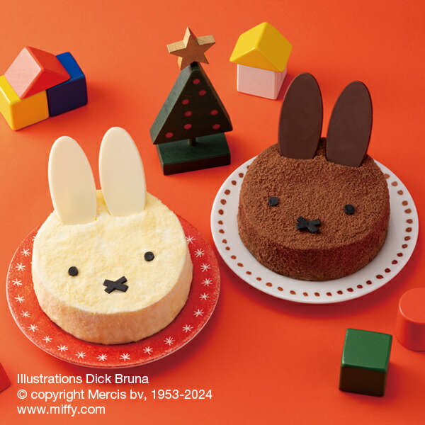 ミッフィー＆メラニーチーズとショコラのクリスマスケーキのサムネイル