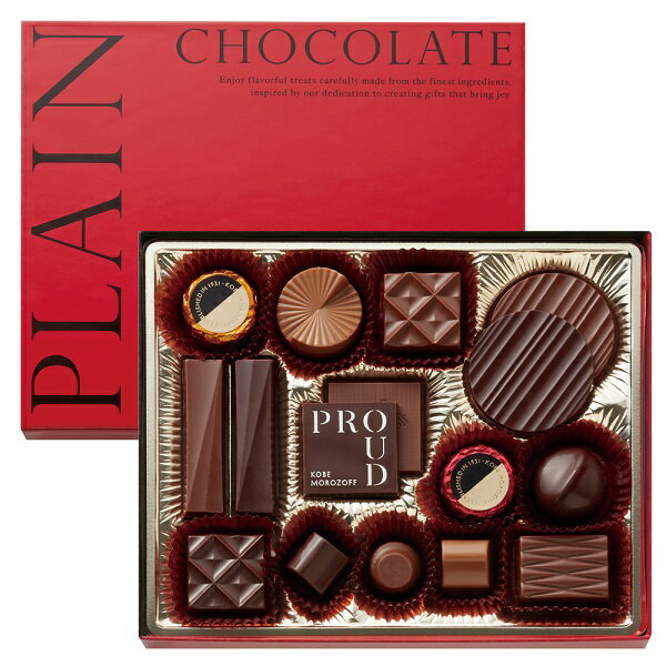 バレンタイン 2026 モロゾフ プラウド プレーンチョコレート 84g(16個)の商品画像