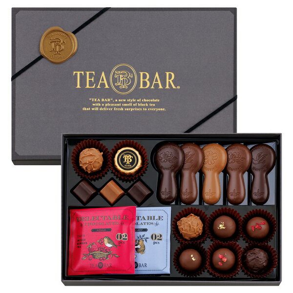 バレンタイン チョコレート 2026 TEA BAR by モロゾフ ティーバー 20個
