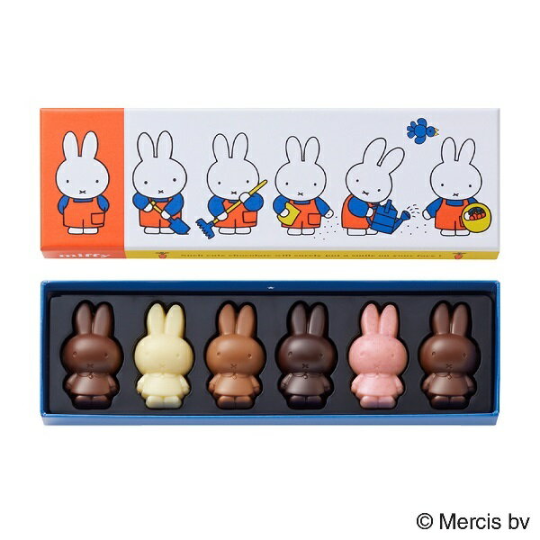 バレンタイン 2026 ディック・ブルーナ by モロゾフ ミッフィープレーンチョコレート 6個の商品画像