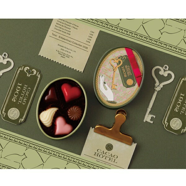 バレンタイン チョコレート 2026 資生堂パーラー ブシェショコラ5個入