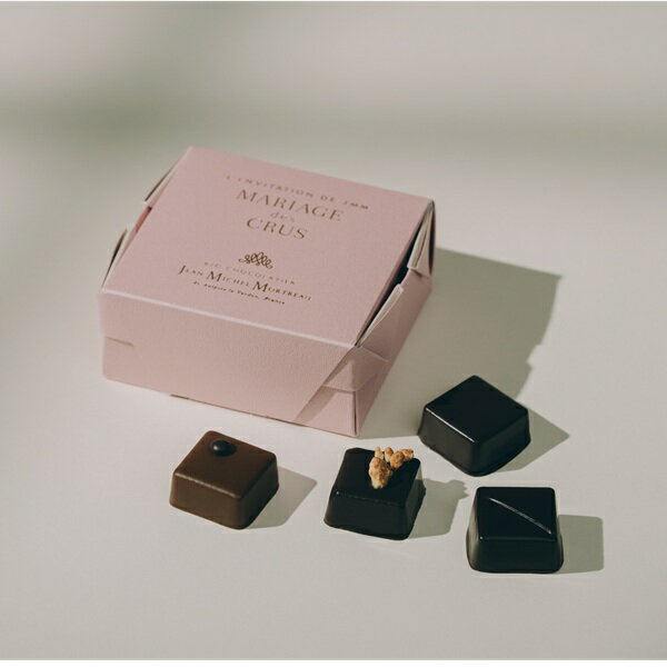 ■説明3か国のカカオ産地の個性と素材のマリアージュを愉しむアソート■商品詳細内容量：4個入賞味期限：2026年3月31日温度帯：常温便でお届けいたします。特定原材料：小麦・乳成分・アーモンド商品記号:JM4アルコール度数:不使用■お届け時期...