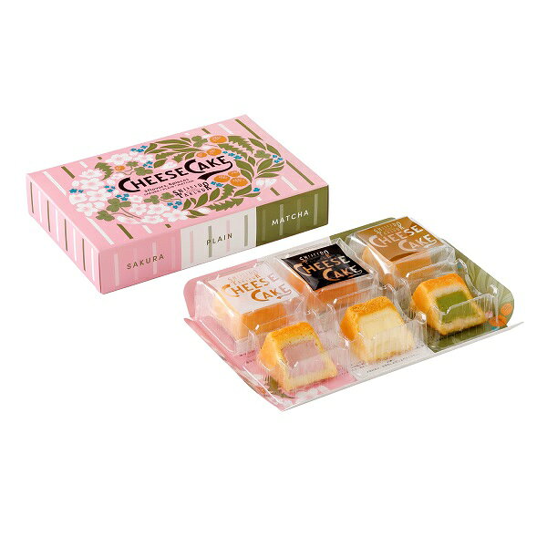 エントリーでP5倍 ホワイトデー スイーツ お返し 資生堂パーラー チーズケーキ3種各2個入（さくら・プレーン・抹茶） エントリーでポイント5倍（2月23日01：59迄）