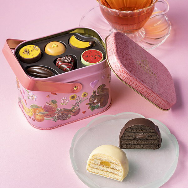 エントリーでP5倍 バレンタイン プレゼント ゴディバフルーツバスケット スイーツセット エントリーでポイント5倍！(2月10日1時59分迄)のサムネイル