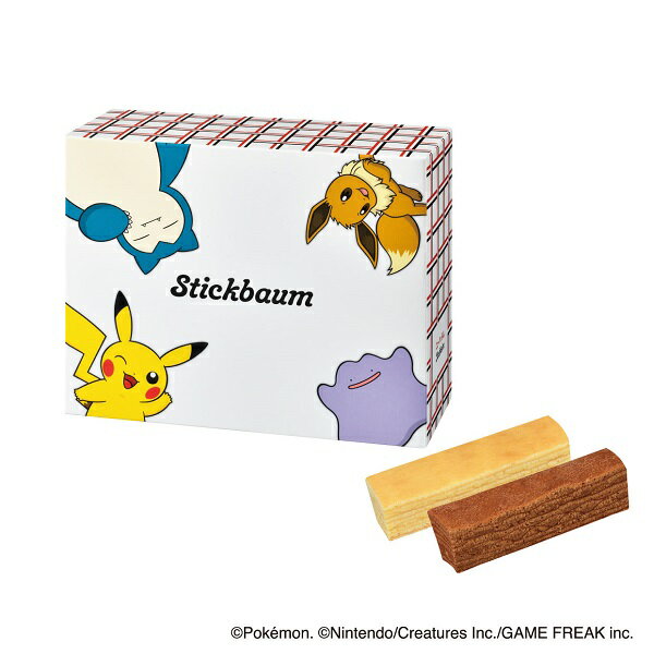 バレンタイン ポケモン ピカチュウバレンタイン チョコ 2025 スティックバウム 6個入のサムネイル