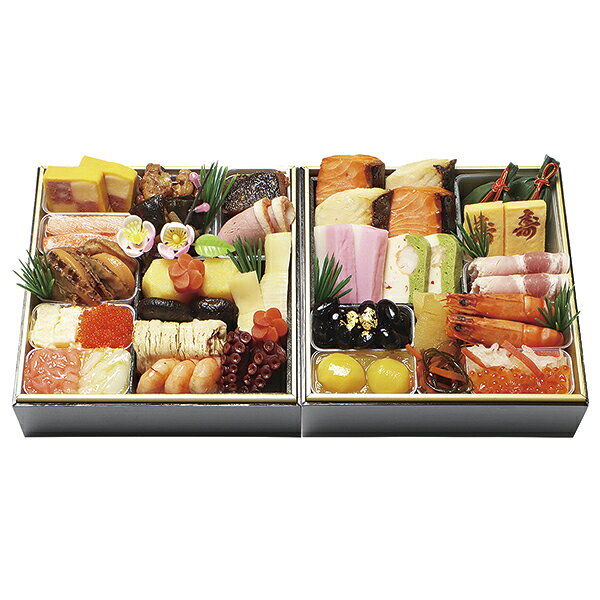 ■説明京の料亭ならではの豊かな味わい。■商品詳細内容量：約2人前賞味期限：冷凍保存で1月15日温度帯：冷凍便でお届けいたします。特定原材料：卵・乳・小麦・えび・かに・くるみ保存方法:解凍方法：冷蔵庫にて約24時間商品記号:T-5サイズ:16.5×16.5×5.4cm×2段■お届け時期についてお届け時期：配送日は12月29日（火）・30日（水）のいずれか備考：※食材の都合により、商品内容が一部変更になる場合がございます。※〈配送料込み〉の直送商品は、表示価格に配送料が含まれております。※〈冷凍直送〉の商品は、解凍に時間がかかるためお召し上がりの前日をご指定ください。※お時間の指定はご容赦ください。※店舗でのお渡しはできません。※異なる場所から直送するため、他の商品との組み合わせ配送はできません。■発送について ※商品画像はイメージです。パッケージ・内容・価格等、予告なく変更させていただく場合がございますので予めご了承ください。※ご贈答用包装・のし掛けはご容赦ください。■返品・交換について※商品の特性上、返品・交換はご容赦ください。