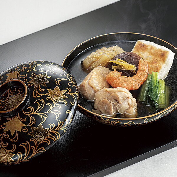 ■説明埼玉ゆかりの食材（毛呂山柚子／川島【笛木醤油】）を使用しております。■商品詳細内容量：4人前賞味期限：出荷日より冷凍90日間温度帯：冷凍便でお届けいたします。特定原材料：小麦・えび商品記号:T-52サイズ:4人前／4食入■お届け時期についてお届け時期：配送日は12月29日（火）・30日（水）のいずれか備考：もちは室温（約25℃）で2時間～2時間半解凍していただくか、凍ったまま皿にのせ、ラップをかけず電子レンジ500～600Wで10～20秒程度加熱してください。 雑煮は、袋のまま熱湯で4分30秒～5分ほど湯煎し、解凍したもちを入れてお召し上がりください。 ※食材の都合により、商品内容が一部変更になる場合がございます。※〈配送料込み〉の直送商品は、表示価格に配送料が含まれております。※お時間の指定はご容赦ください。※店舗でのお渡しはできません。※異なる場所から直送するため、他の商品との組み合わせ配送はできません。■発送について ※商品画像はイメージです。パッケージ・内容・価格等、予告なく変更させていただく場合がございますので予めご了承ください。※ご贈答用包装・のし掛けはご容赦ください。■返品・交換について※商品の特性上、返品・交換はご容赦ください。