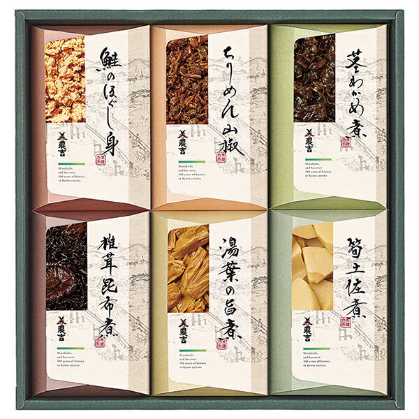 エントリーでP5倍 お祝い 内祝 送料無料 京料理 美濃吉京の佃煮 MKT‐30G エントリーでポイント5倍（7月26日01：59迄）のサムネイル